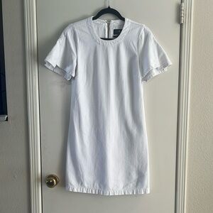 7 For All Mankind Women’s White Denim Dress